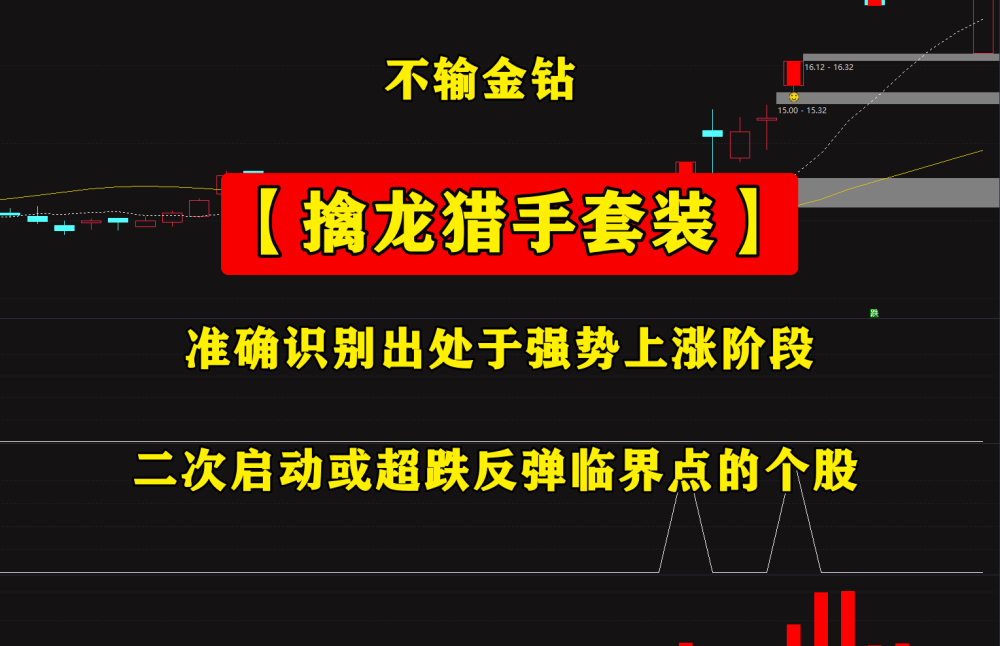 不输金钻【擒龙猎手套装】准确识别出处于强势上涨阶段、具备二次启动可能或处于超跌反弹临界点的个股