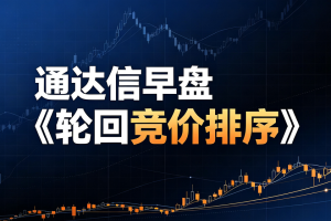 通达信《轮回竞价排序》早盘竞价、全天不变、可回测历史！源码开放，永久使用！